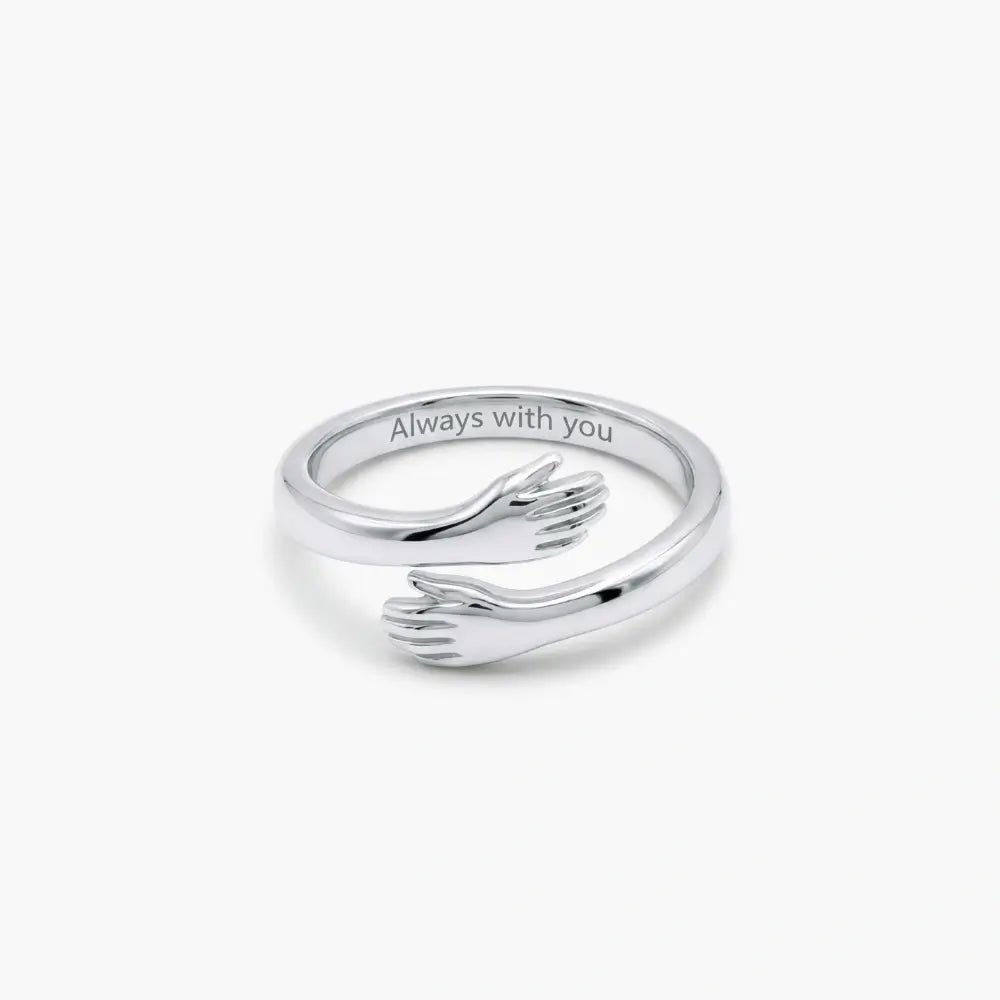 To My Grandson - Hug Ring