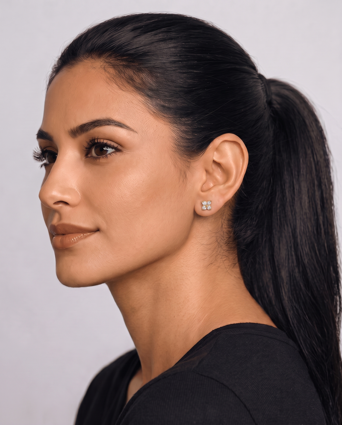 Sparkle Flower Earrings