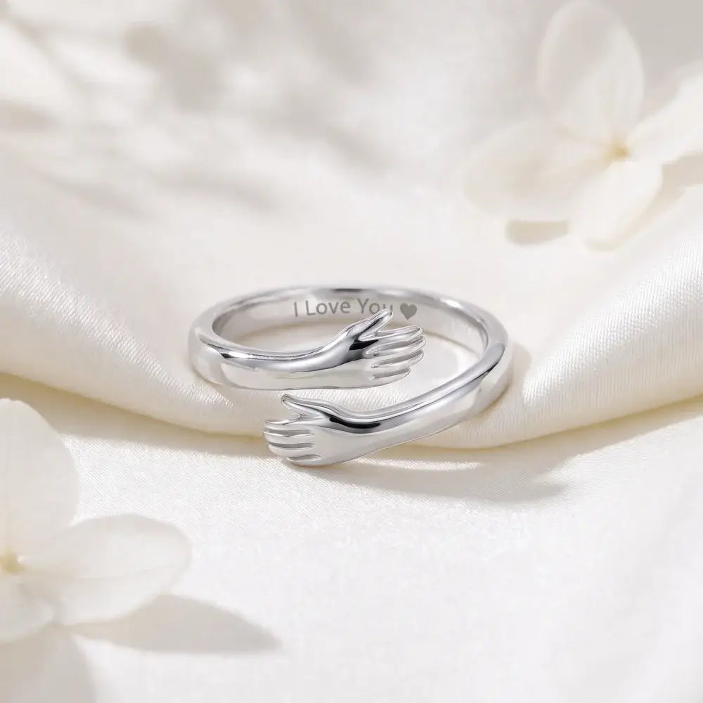 Husband & Wife Hug Ring