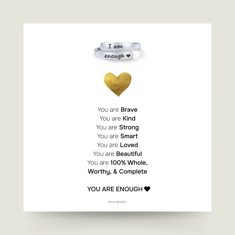 I Am Enough Ring