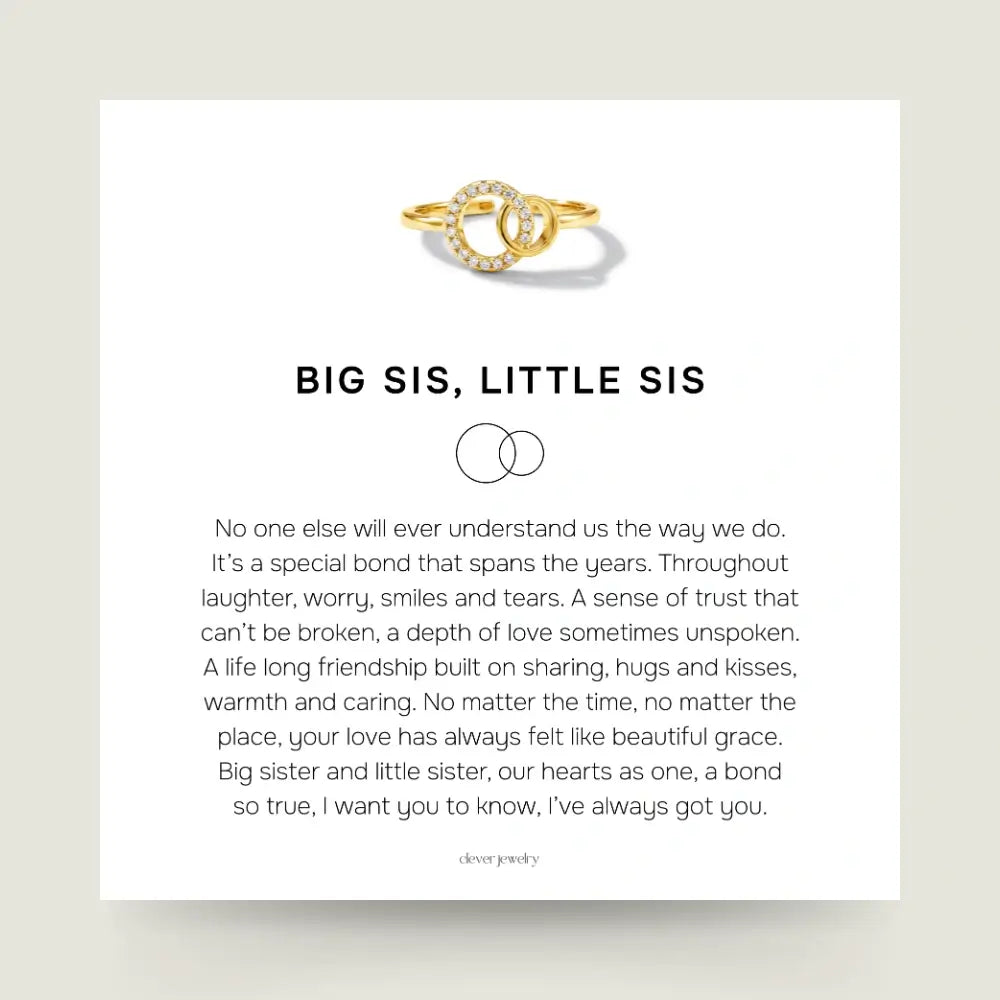 To My Sister - Always Us Gold Ring