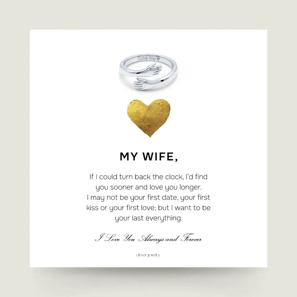 Husband & Wife Hug Ring
