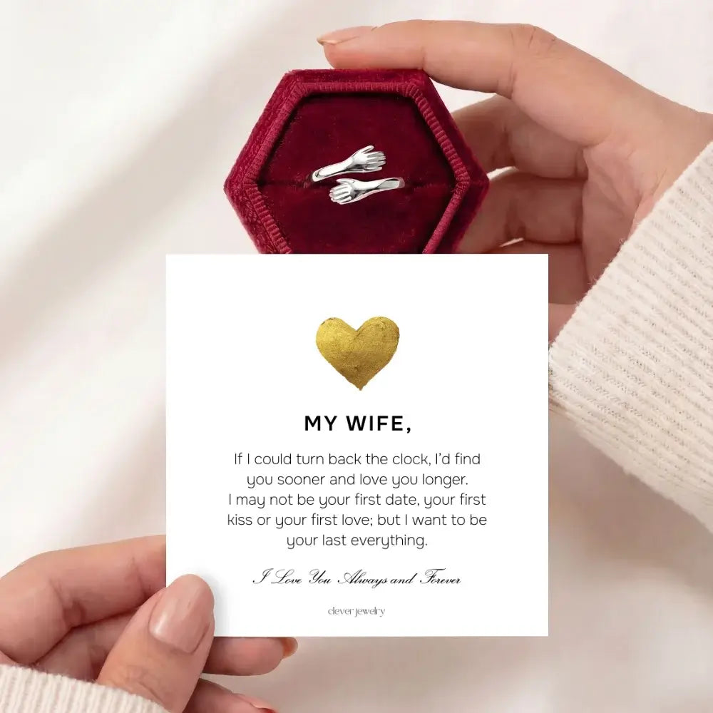 Husband & Wife Hug Ring