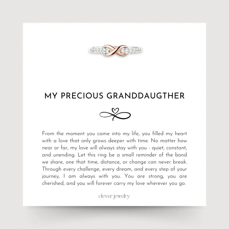 To My Granddaughter - Eternal Love Ring