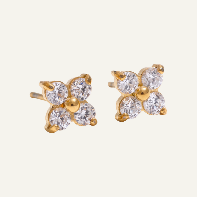 Sparkle Flower Earrings