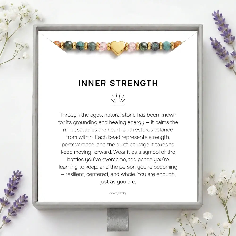 Inner Strength & Heart Bracelet