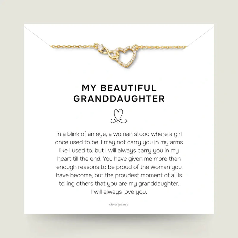 My Beautiful Granddaughter - Infinite Love Necklace