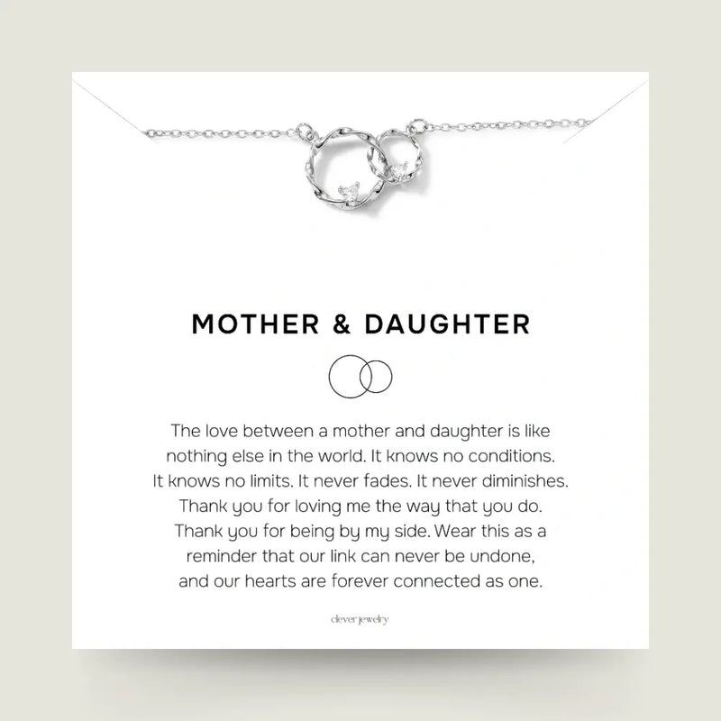 Mother & Daughter - Circles of Love Necklace