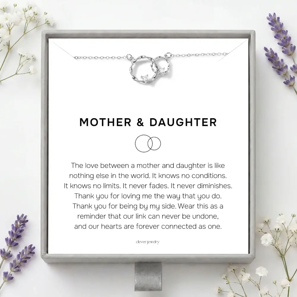 Mother & Daughter - Circles of Love Necklace