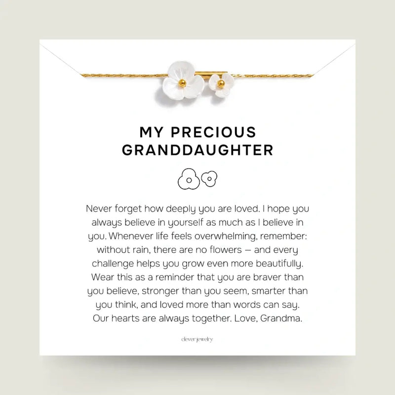 My Precious Granddaughter - Blossoming Necklace