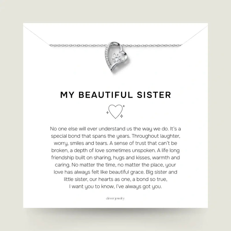 My Beautiful Sister - Forever In My Heart Necklace
