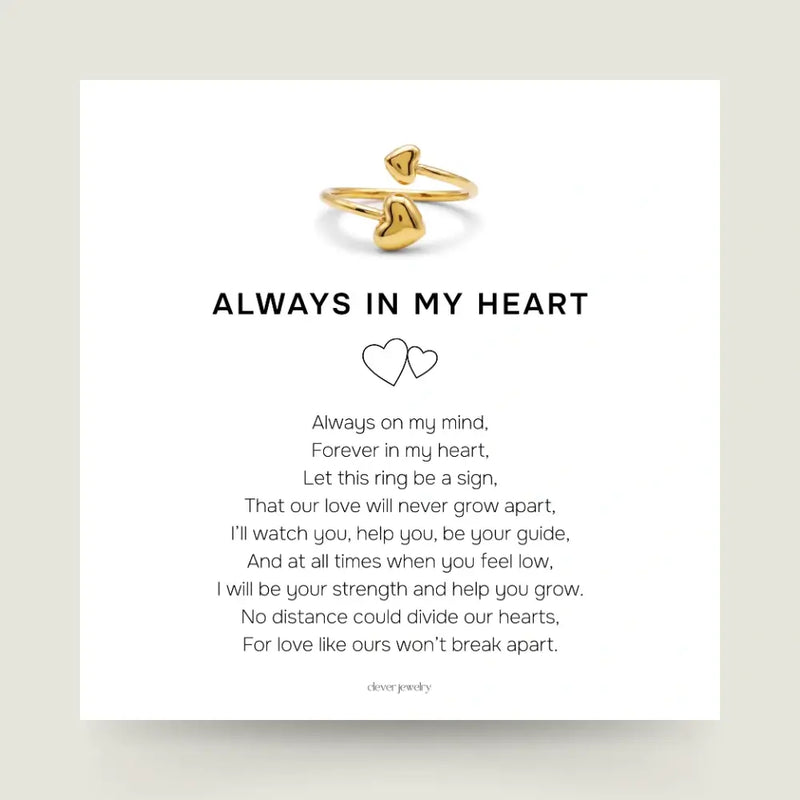 Always In My Heart Gold Ring