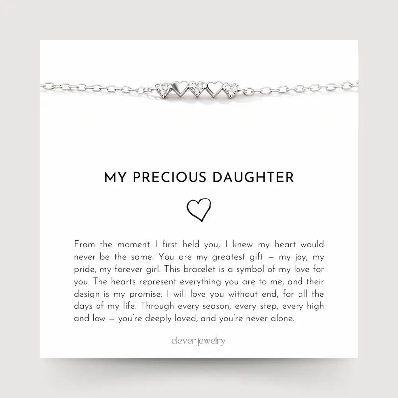 My Precious Daughter - Always In My Heart Bracelet