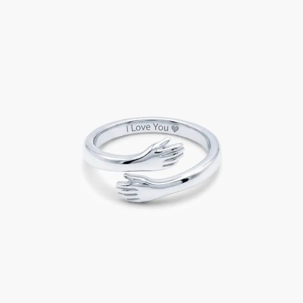 Husband & Wife Hug Ring