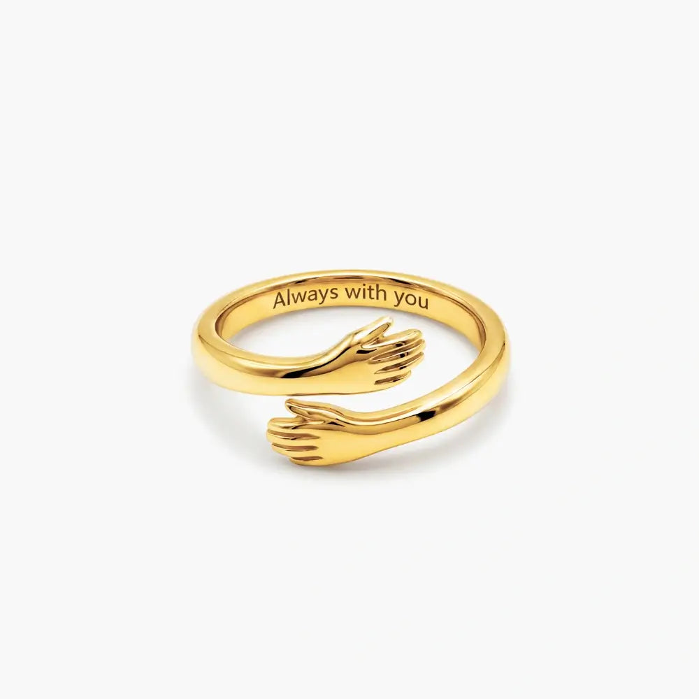 My Precious Granddaughter - Gold Hug Ring