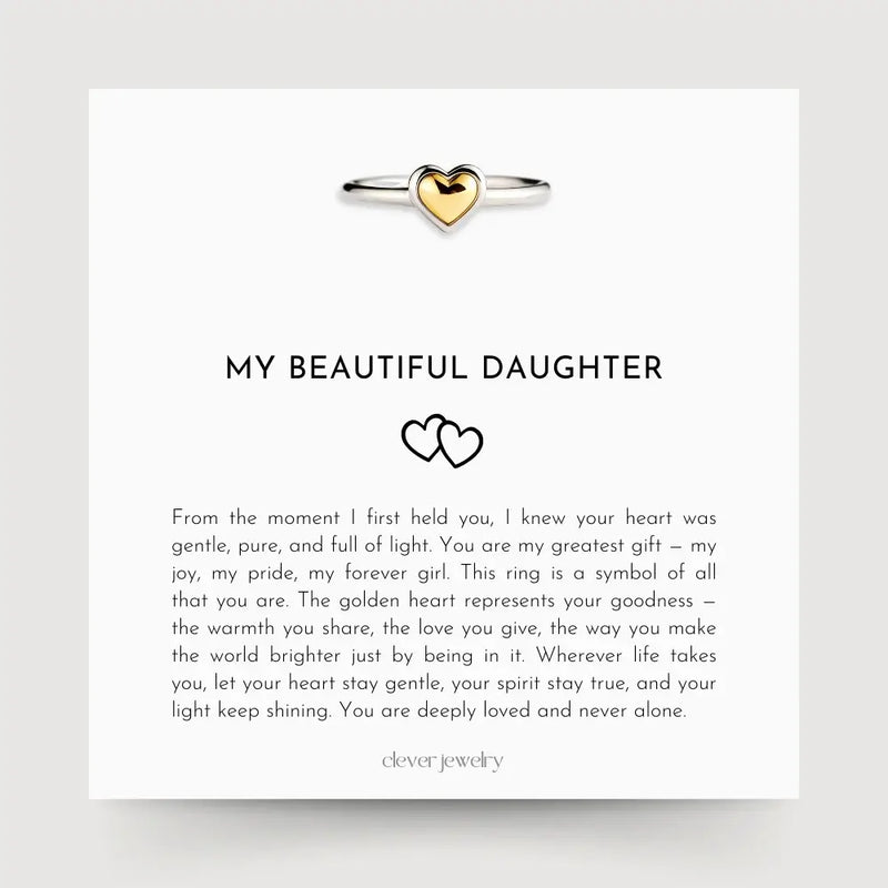 My Beautiful Daughter - Pure Heart Ring