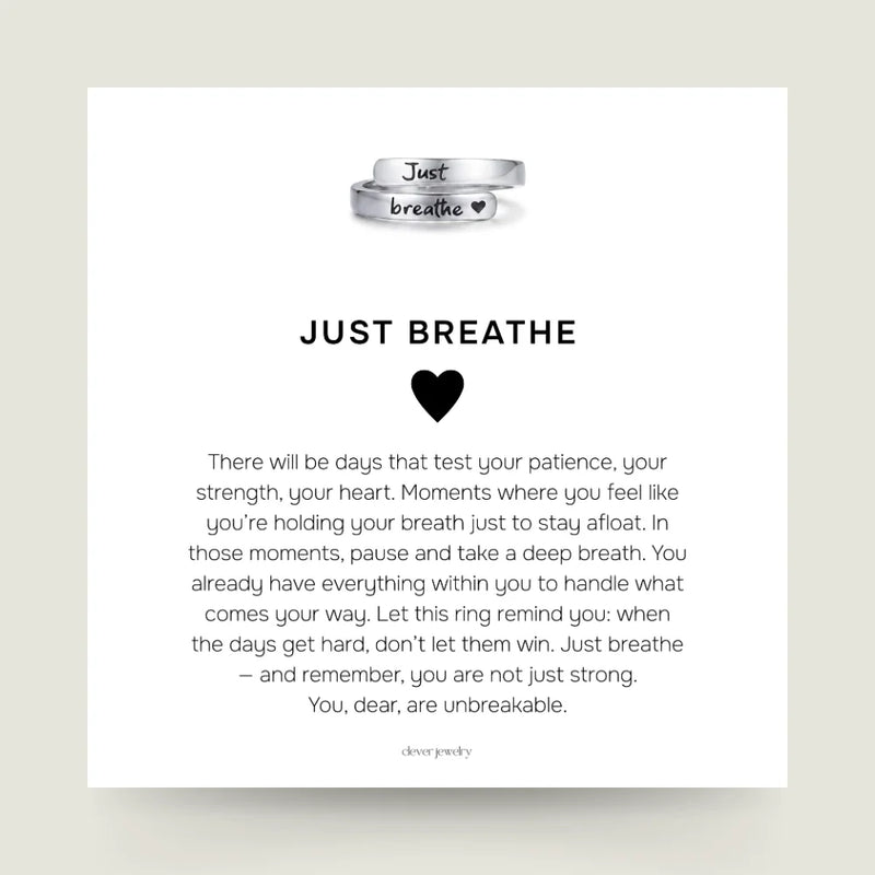 Just Breathe Ring