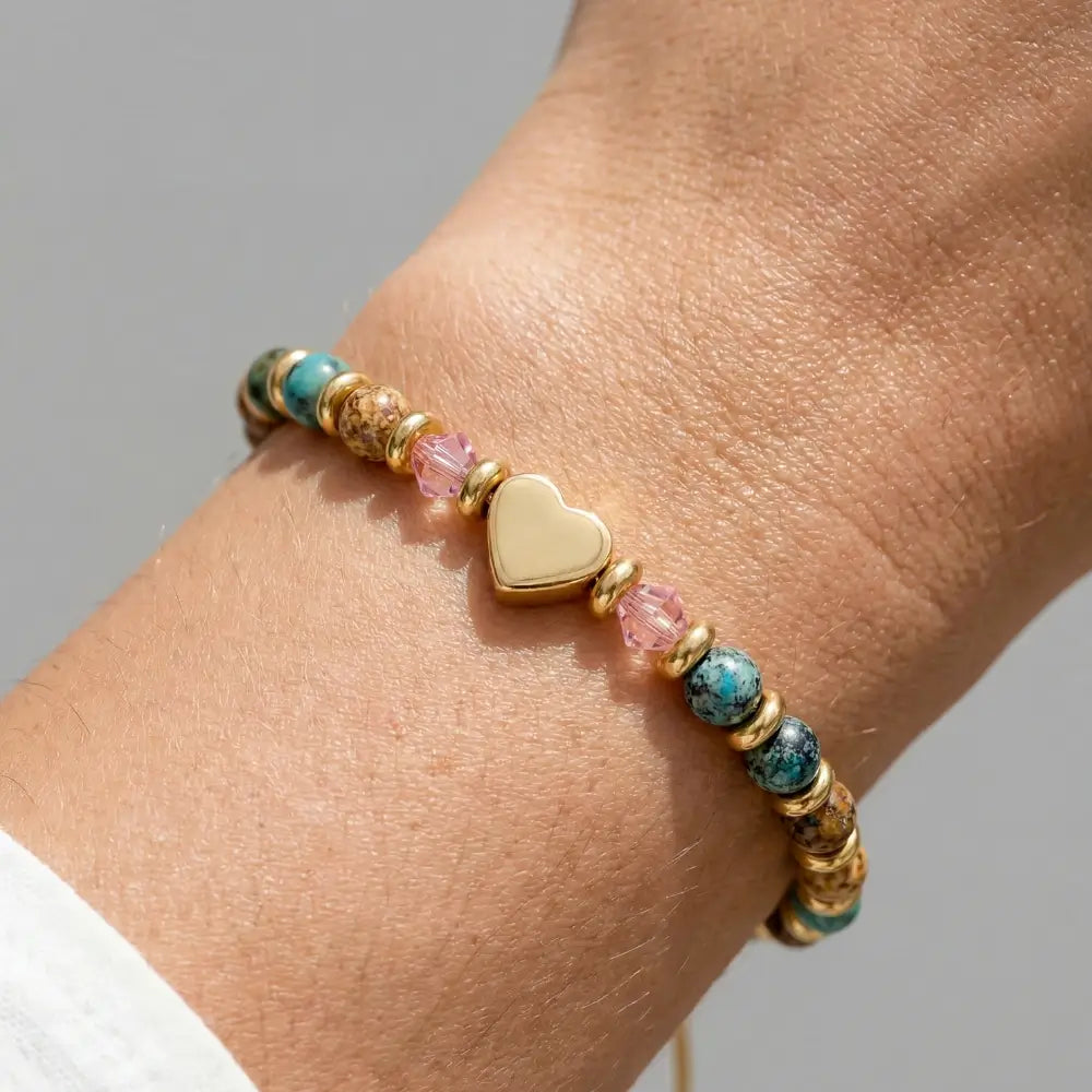 Inner Strength & Heart Bracelet