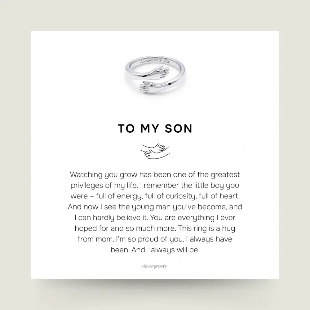 To My Son - Hug Ring