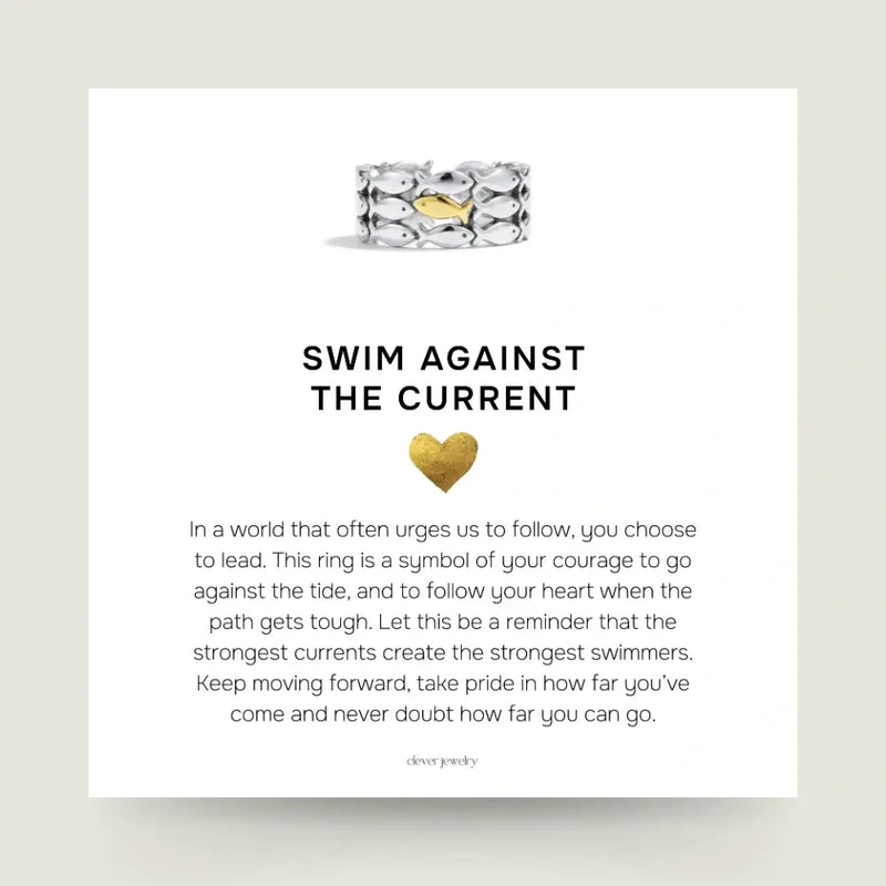 Swim Against The Current Ring
