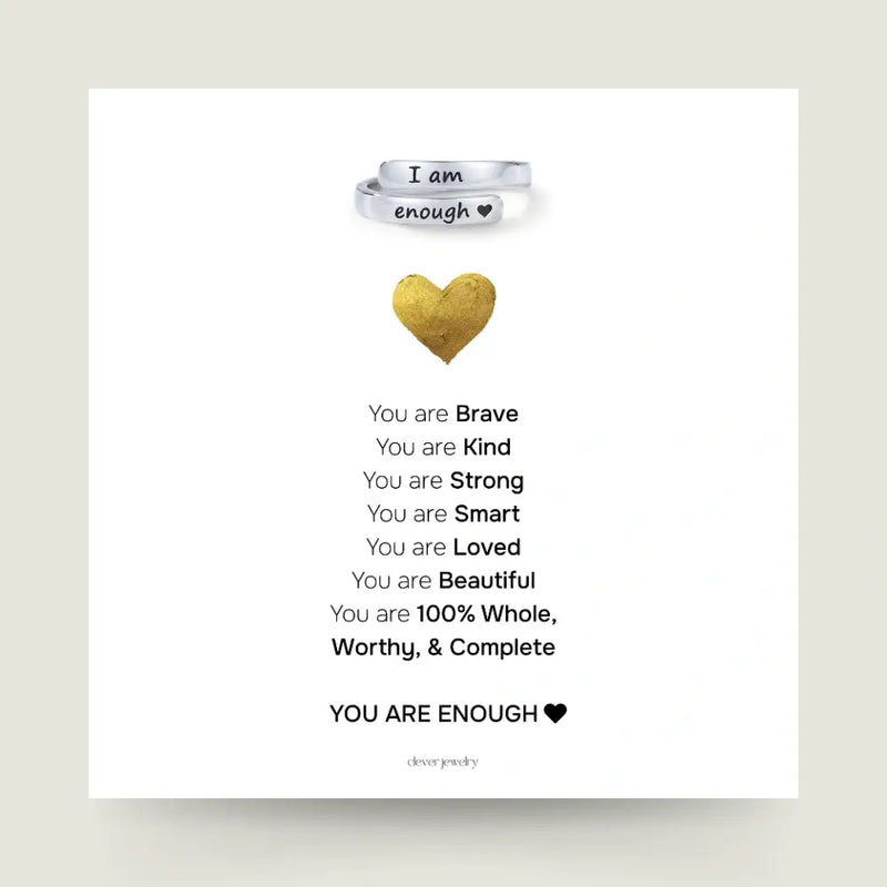 I Am Enough Ring