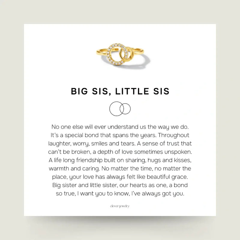 To My Sister - Always Us Gold Ring
