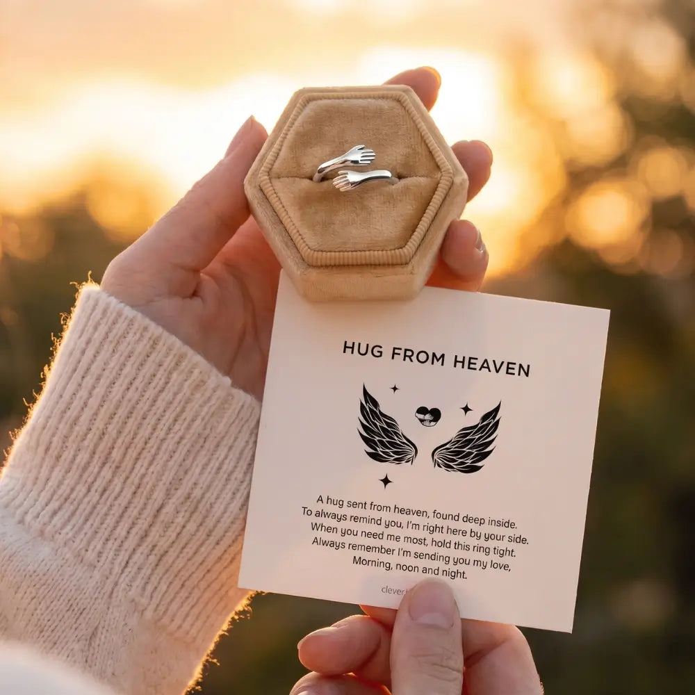 Hug From Heaven - Custom Engraved Ring