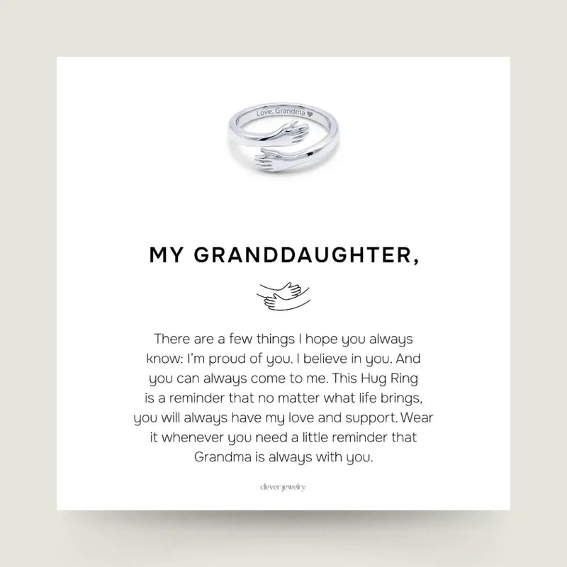 Grandma & Granddaughter Hug Ring