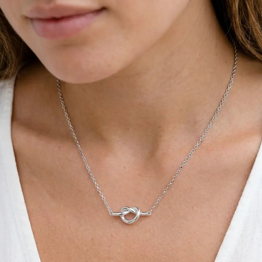 My Beautiful Sister - Love Knot Necklace