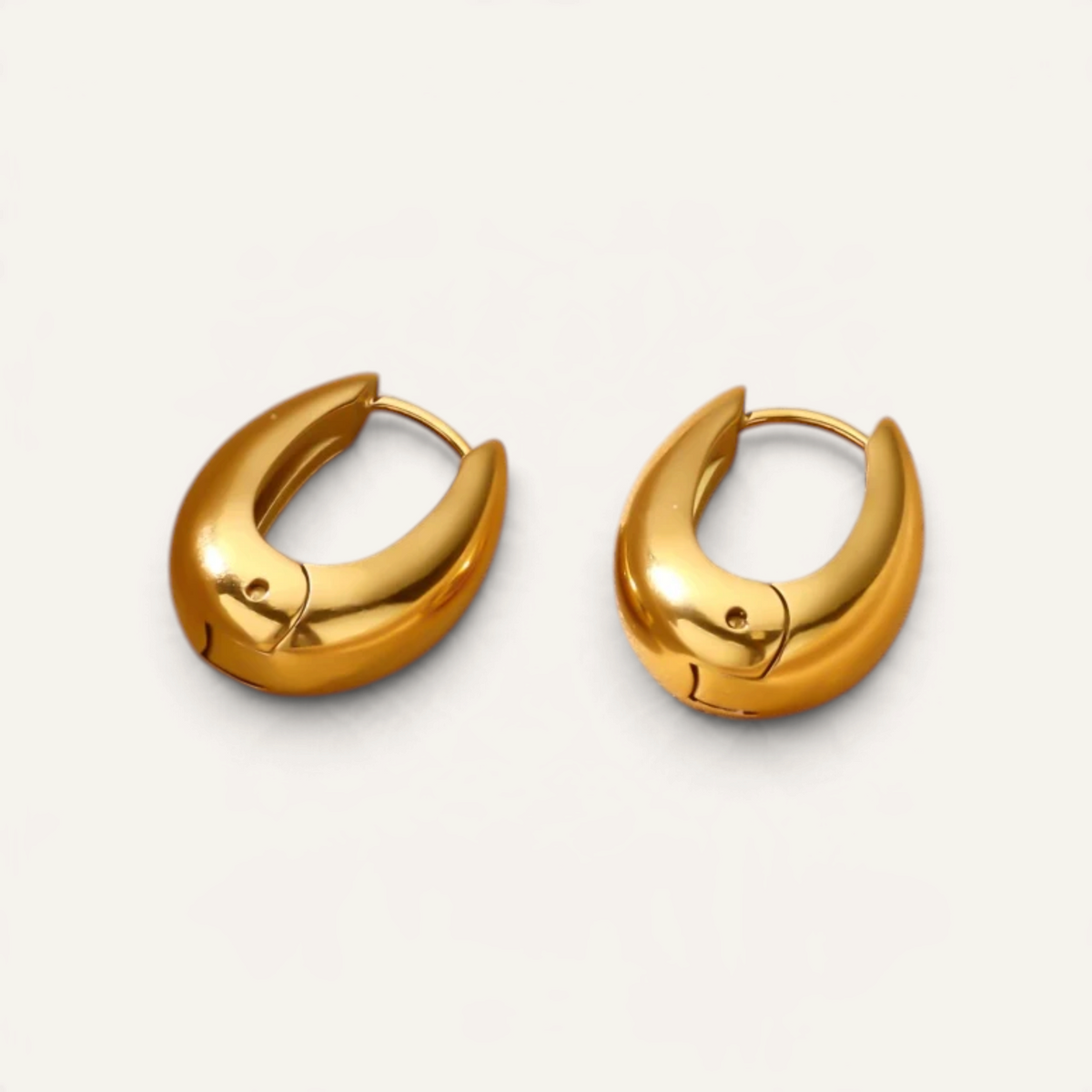 Dome Huggie Earrings