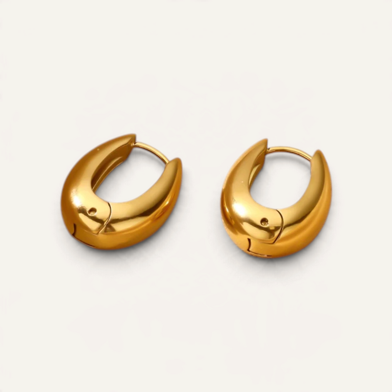 Dome Huggie Earrings