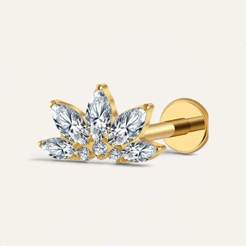 Flat Back Flower Stud