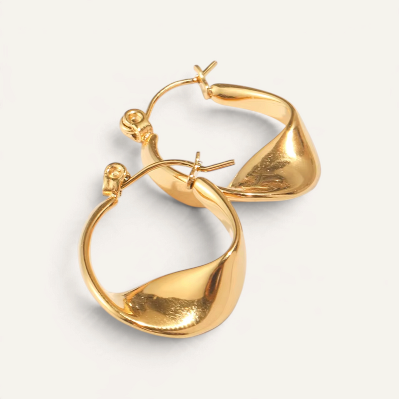 Wave Huggie Earrings